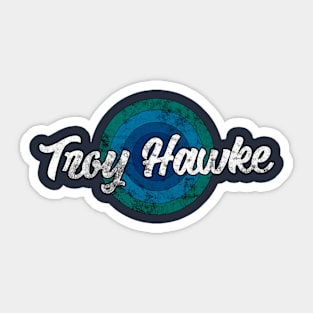 Vintage Troy Hawke Sticker